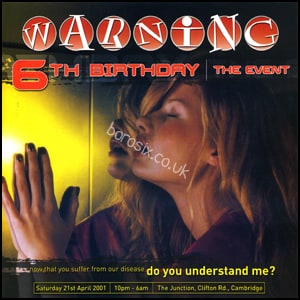 2001-04-21 - 6 Years Warning, The Junction, Cambridge.jpg