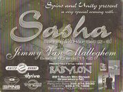 1999-05-21 - Sasha @ Babylon, Greensboro
