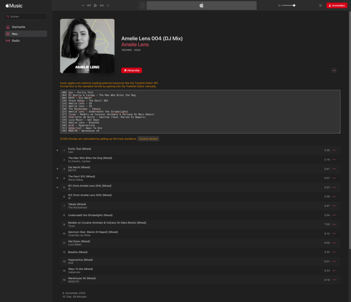 File:Apple Music userscript - Mix page with IDs.png