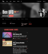 Artist profile page with name action icons to copy the name or search it on MixesDB (sam functionality for venue pages)[21]