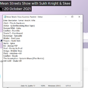 2021-10-20 - Sukh Knight, Skee Mask - The Mean Streets Sho …